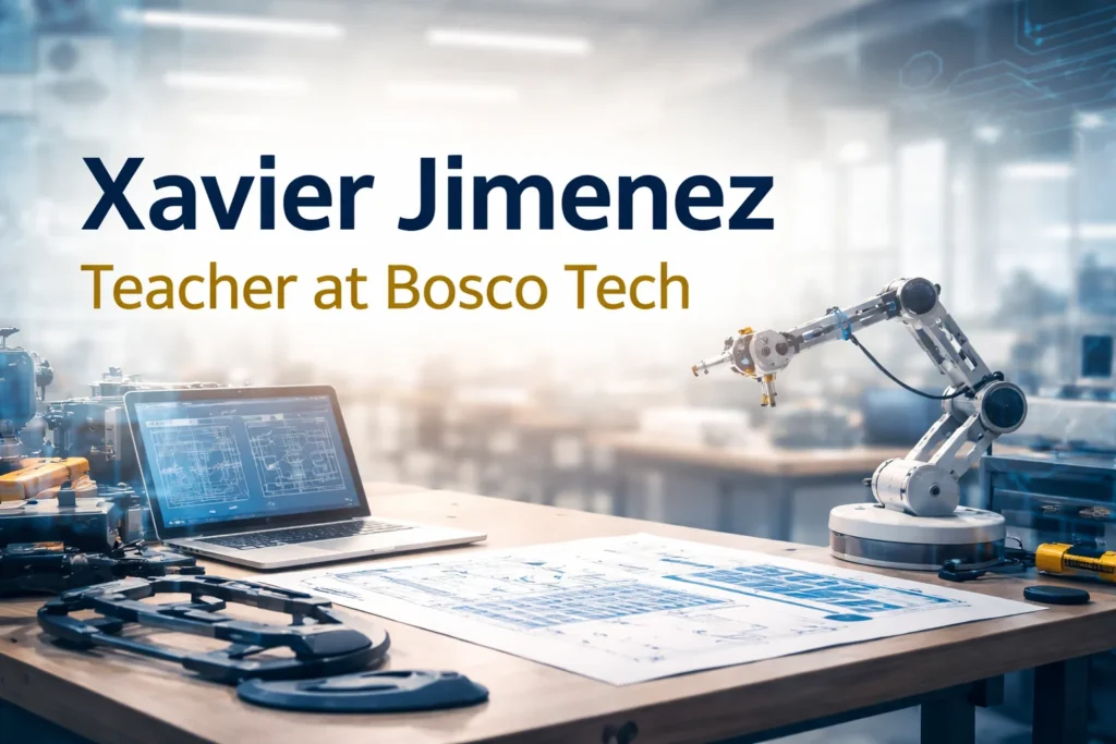 Xavier Jimenez Teacher Bosco Tech